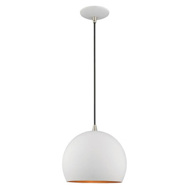 Piedmont 1 Light Small Pendant by Livex - 41181