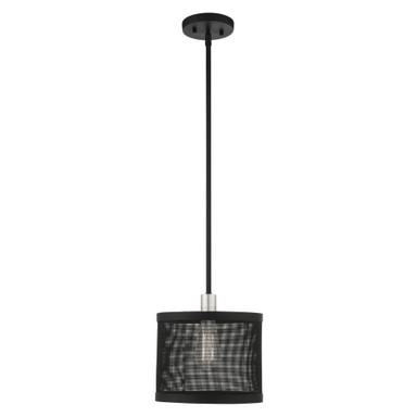 Industro 1 Light Small Pendant by Livex - 46212