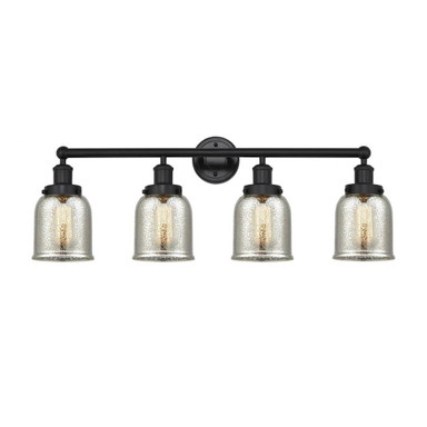 Bell 4 Light Industrial Vanity Light with Mercury Glass by Innovations - 616-4W-G58