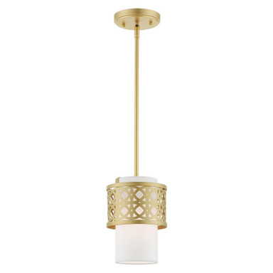 Calinda 1 Light Small Pendant by Livex - 49861