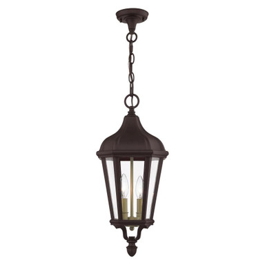 Morgan 2 Light Small Outdoor Pendant by Livex - 76189