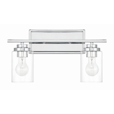 Clark 2 Light Bath Vanity 9.38 Inch Tall and 17.38 Inch Wide by Craftmade - 20417