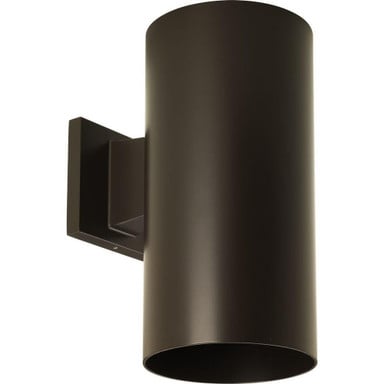 Cylinder 1 Light Outdoor Wall Lantern 12 Inch Tall by Progress - P5641