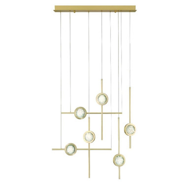 Barletta 6 Light Mini Chandelier by Eurofase - 47255
