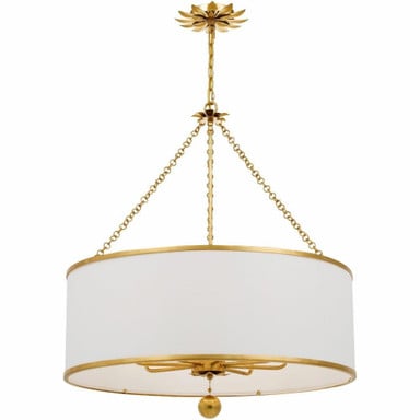 Broche 8 Light Large Chandelier by Crystorama 515