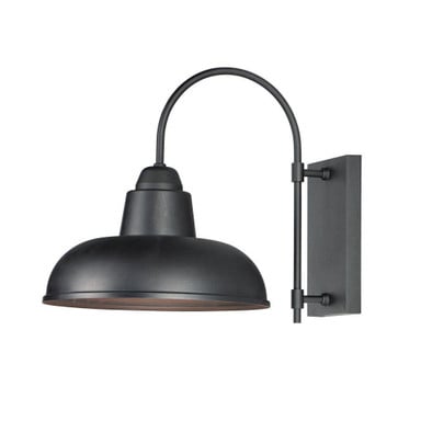 Industrial 1 Light Outdoor Wall Lantern by Maxim - 10118