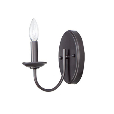 Logan 1 Light Candle Style Wall Sconce by Maxim - 10351