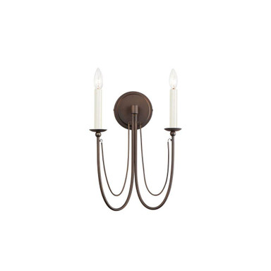 Plumette 2 Light Candle Style Wall Sconce by Maxim - 12161