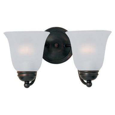 Basix 2 Light Vanity Light by Maxim - 2121FT