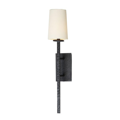 Anvil 1 Light Candle Style Wall Sconce with Shade by Maxim - 30301NI/SHD309