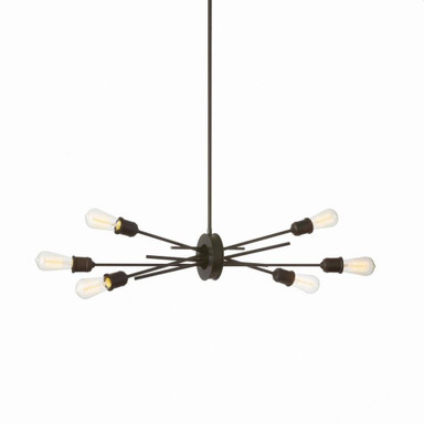 Nebraska Six Light Horizontal Pendant by Dainolite - NEB-326HP
