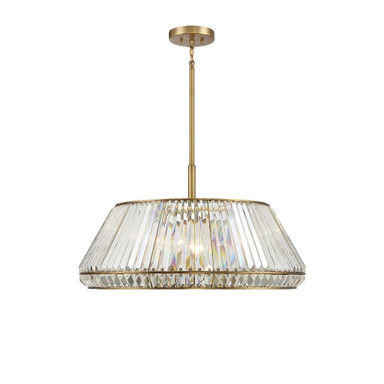 Pyramid 6 Light Large Pendant by Savoy House - 7-1610-6