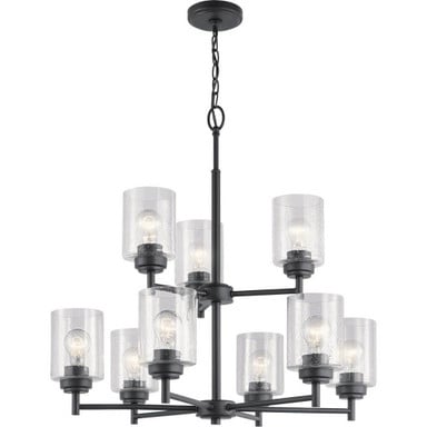 Winslow 9 Light Large 2 Tier Chandelier by Kichler - 44031