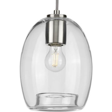 Caisson 1 Light Small Pendant by Progress - P500159