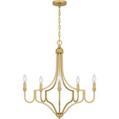 Mabel 5 Light Large Chandelier by Quoizel - MAB5026