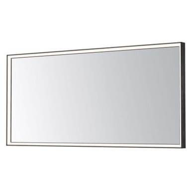 Bevel 66W 1 LED Mirror 28 Inch Tall and 60 Inch Wide by ET2 - E42064