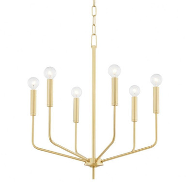 Bailey 6 Light Medium Chandelier by Mitzi H516806-PN - H516806