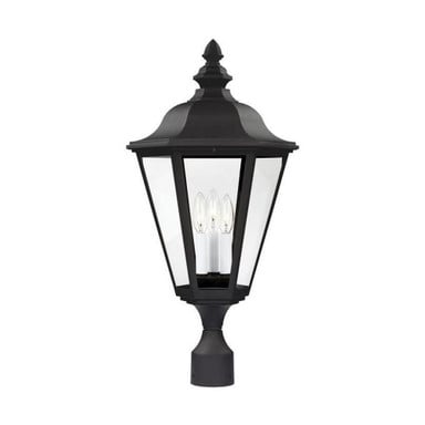 Three Light Outdoor Post Fixture 13 Inch by 25.75 Inch by Generation - 8231