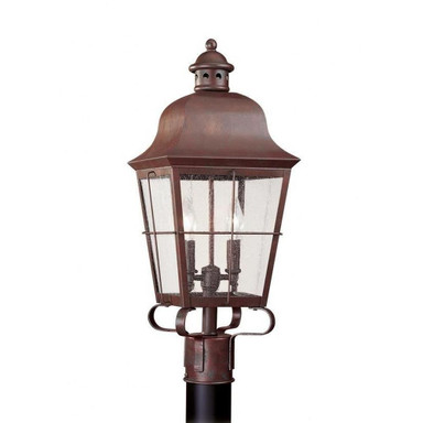 Two Light Outdoor Post Fixture 9.25 Inch by 22.75 Inch by Generation - 8262