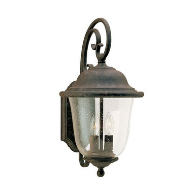 Trafalgar 2 Light Candle Style Wall Lantern 18 Inch Tall by Generation - 8460