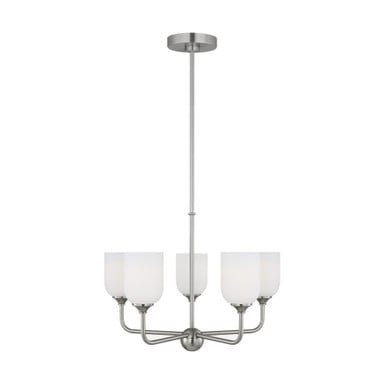 Emile 5 Light Small Chandelier by Generation Lighting - GLC1085