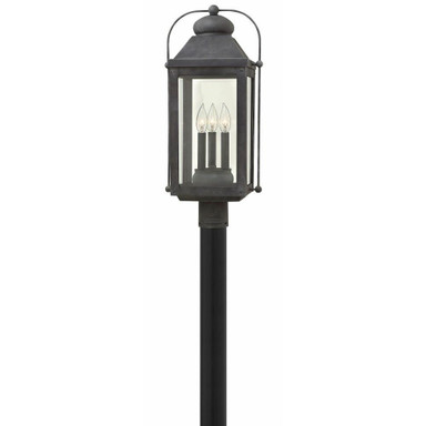 Anchorage 3 Light Outdoor Post Top or Pier Mount 11 x 24.25 In by Hinkley  - 1851