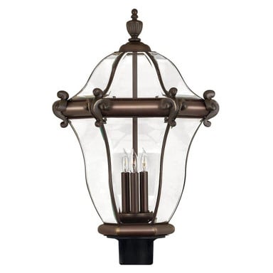 San Clemente 3 Light Outdoor Post or Pier Mount 17 x 26.25 In by Hinkley  - 2447