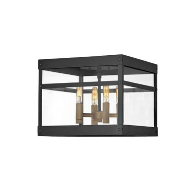 Porter 4 Light 10.58 Inch Wide Outdoor Flush Mount by Hinkley - 2803