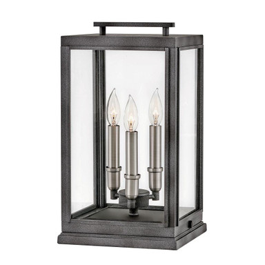 Sutcliffe 3 Light Large Outdoor Pier Mount 10.25 x 18 Inches by Hinkley  - 2917