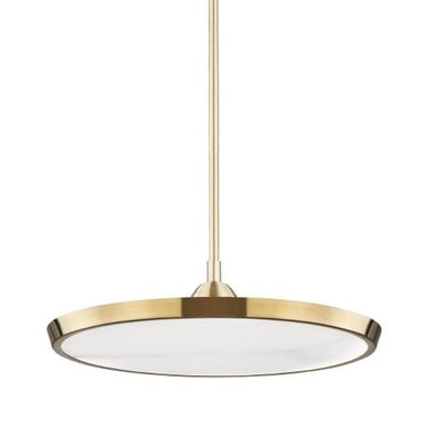 Draper 1 Light Large Round Pendant by Hudson Valley - 3621
