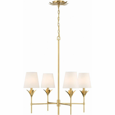 Broche 4 Light Large Chandelier by Crystorama - 534