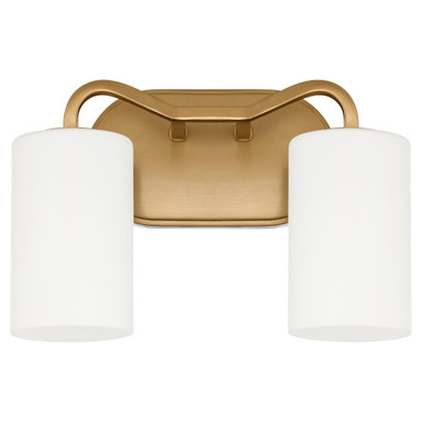 Rutherford 2 Light Bath Vanity 9 Inch Tall and 13.25 Inch Wide by Quorum - 5307-2