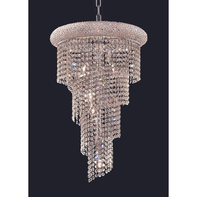 Spiral 8 Light Medium Pendant by Elegant - V1801R16