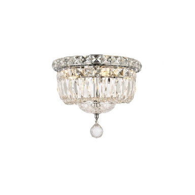 Tranquil 4 Light 10 Inch Wide Flush Mount by Elegant - V2528F10