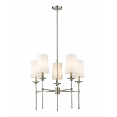 Emily 5 Light Chandelier 25.5 x 28 Inches Wide by Z-Lite - 3033-5