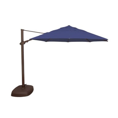 11.5 Foot Aluminum Crank Lift Octagon Cantilever Umbrella by Simply Shade - SSAG25R-F