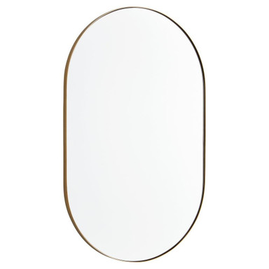 Capsule Mirror 32 Inch Tall and 20 Inch Wide by Quorum - 15-2032