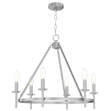 Sapello 6 Light Medium Round Chandelier by LUMLight - 3008