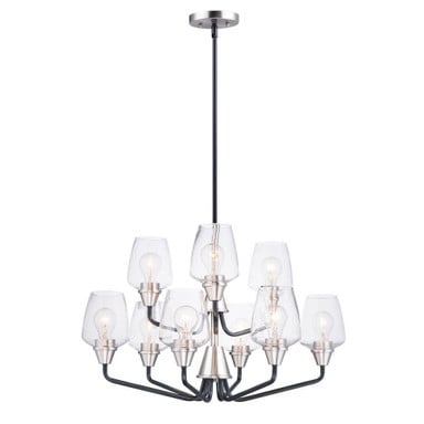 Goblet 9 Light Large 2 Tier Chandelier by Maxim - 26127