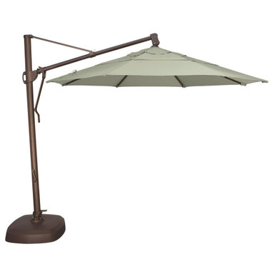 11 Foot Aluminum Round Cantilever Umbrella by Simply Shade - SSAKZ