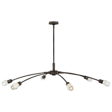 Atera 6 Light Oversized Chandelier by Fredrick Ramond FR33328