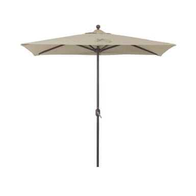 3.5 x 7 Foot Aluminum Crank Lift Rectangle Market Umbrella by Galtech - 772