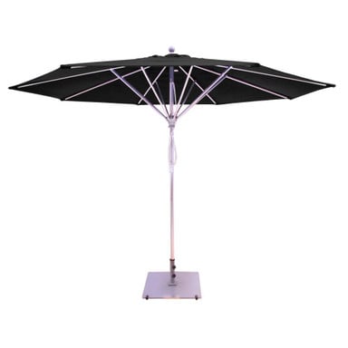 11 Foot Aluminum Pulley Lift Octagon Market Umbrella by Galtech - 781