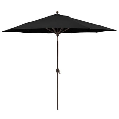 Deluxe 11 Foot Aluminum Crank Lift Octagon Market Umbrella by Galtech - 789