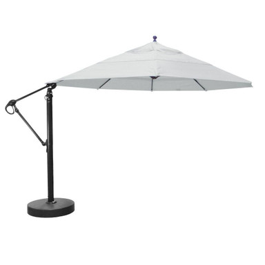 13 Foot Aluminum Manual Lift Round Cantilever Umbrella by Galtech - 899