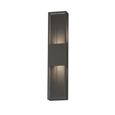 Grate 12W 2 LED Outdoor Wall Mount 30 Inch Tall and 6.25 Inch Wide by ET2 - E30395