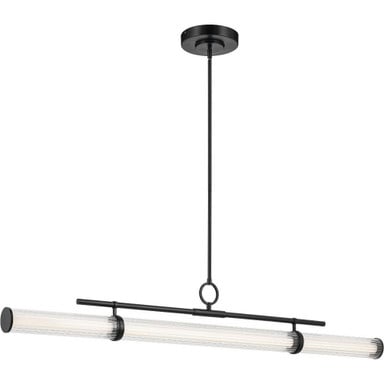 Riven 45W 1 LED Linear Chandelier 9.5 Inch Tall and 8 Inch Wide by Kichler - 52754