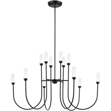 Moraine 55W 12 LED XLarge Chandelier 32.25 Inch and 50 Inch Wide by Kichler - 52758