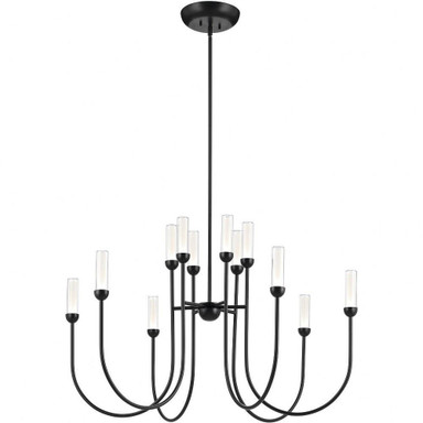 Moraine 55W 12 LED XLarge Chandelier 27.5 Inch and 40 Inch Wide by Kichler - 52759