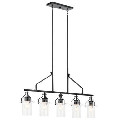 Everett 5 Light Modern Linear Chandelier by Kichler - 52379